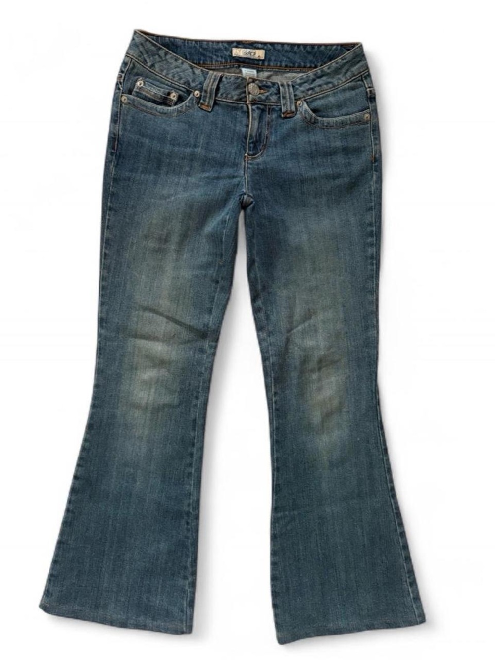 SO Y2K low rise denim jeans size 5 short flare 2000s cottage boho western girly